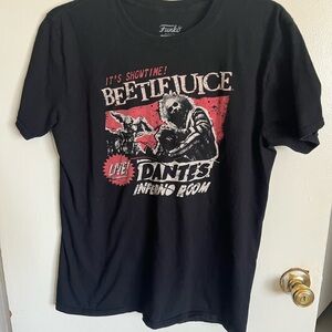 Funko Beetlejuice Black and Red Graphic T-Shirt